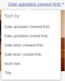 Sort by filter