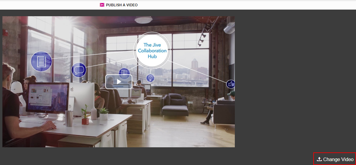 A screenshot with the Change URL link available